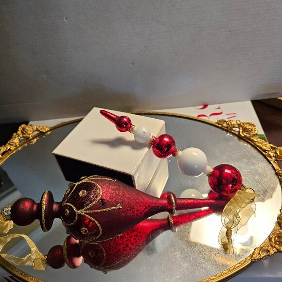 Frontgate Christmas Ornaments  set of 2 - Picture 3 of 5